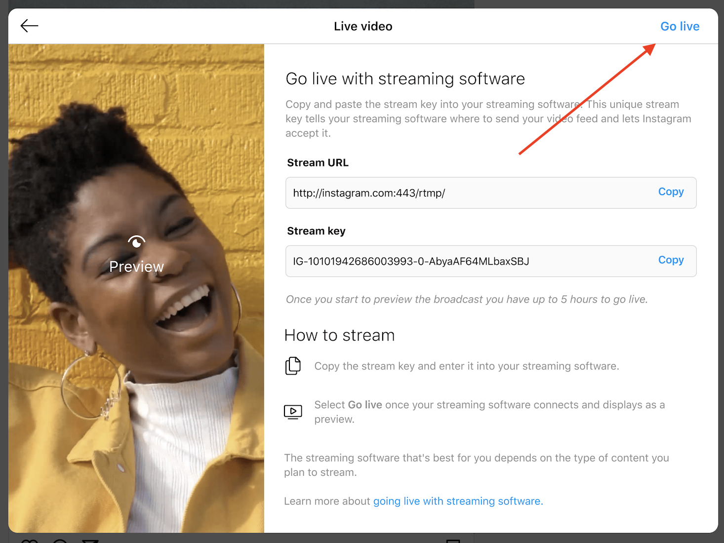 Can I stream to Instagram with StreamYard? – StreamYard Help Center