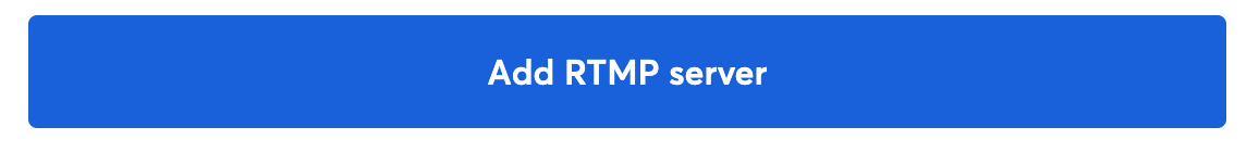 StreamYard: pulsante Add RTMP server